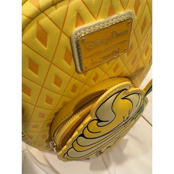 Loungefly X Disney Parks Eats Mickey Mouse Pineapple Dole Whip Mini Backpack NWT - Picture 6 of 7